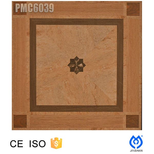 600_600_9_8mm Ink jet 3D print_ porcelain glazed floor tile